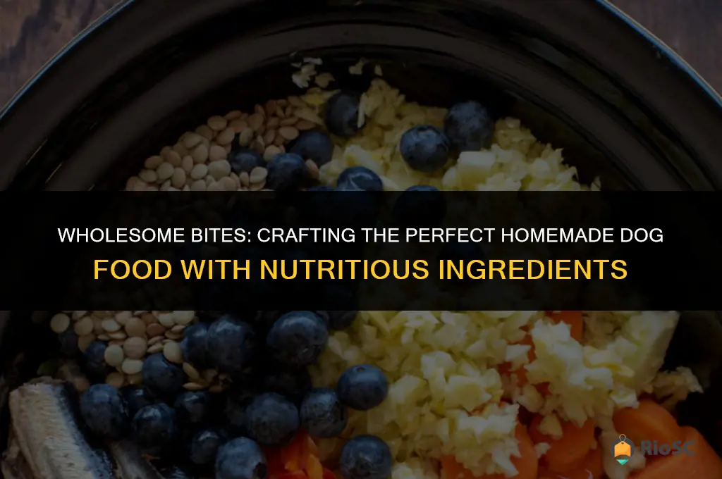 best homemade dog food ingredients
