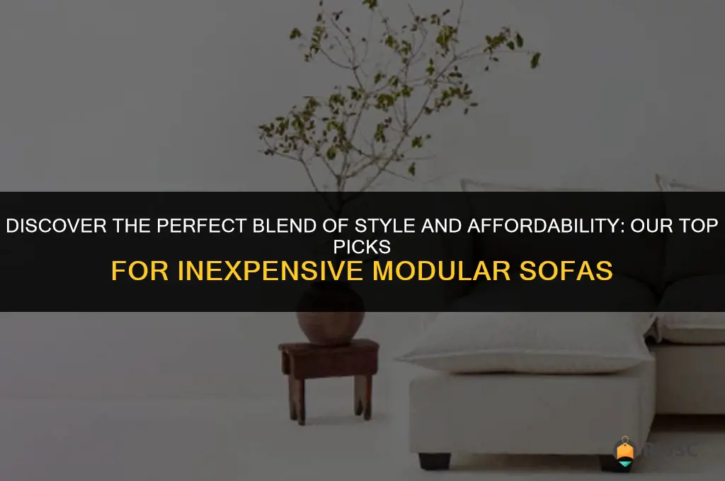best inexpensive modular sofa