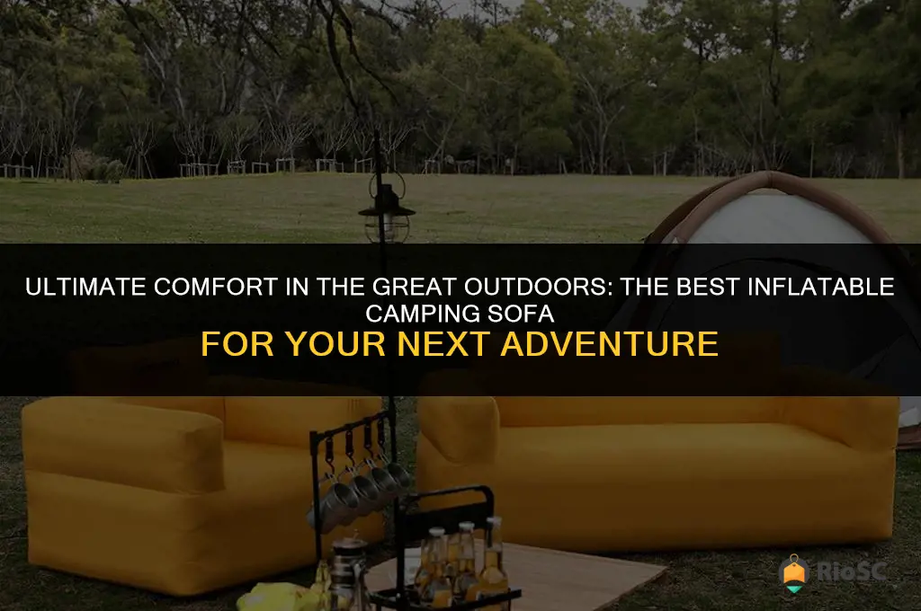 best inflatable camping sofa
