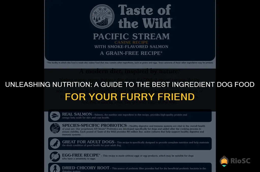 best ingredient dog food
