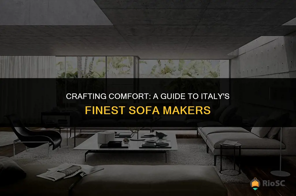 best italian sofa makers