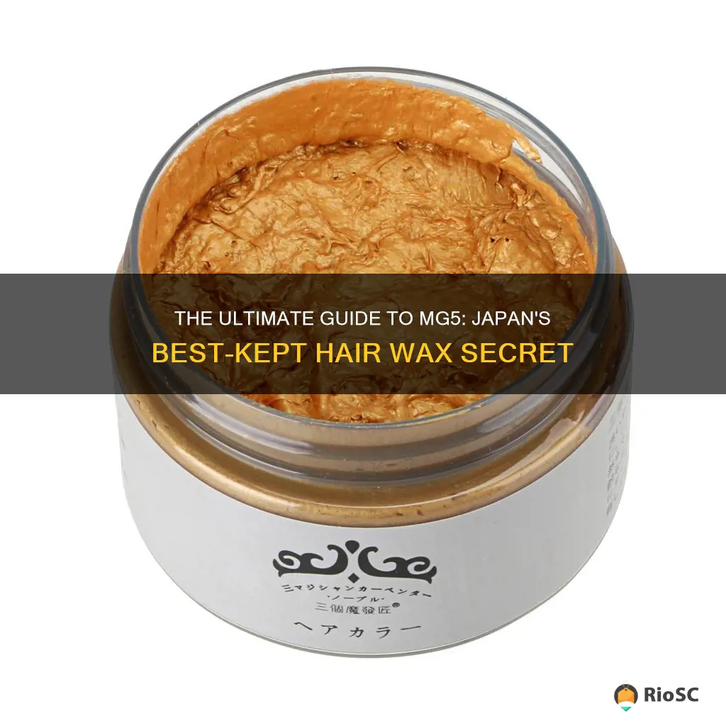 best japan hair wax mg5