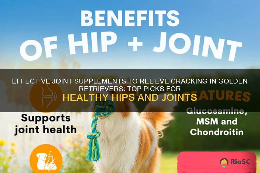 best joint supplement for cracking dog joints golden retriever