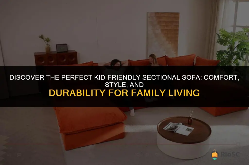 best kid friendly sectional sofa