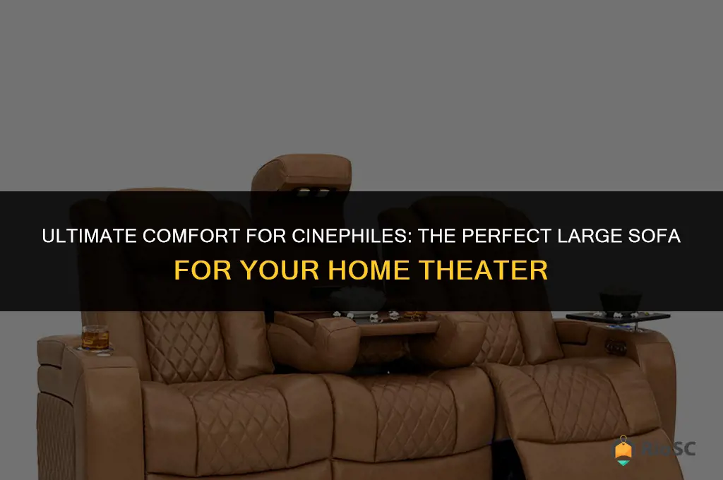 best large sofa for theater