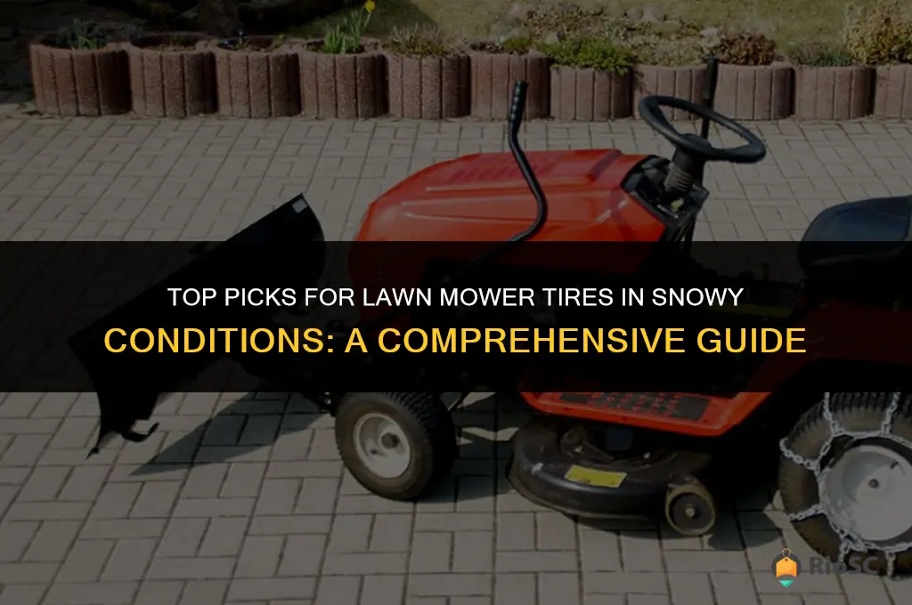 best lawn mower tires for snow