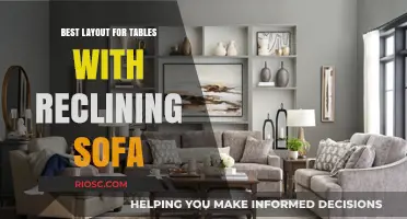 Optimal Table Layouts for Spaces Featuring Reclining Sofas: A Comprehensive Guide