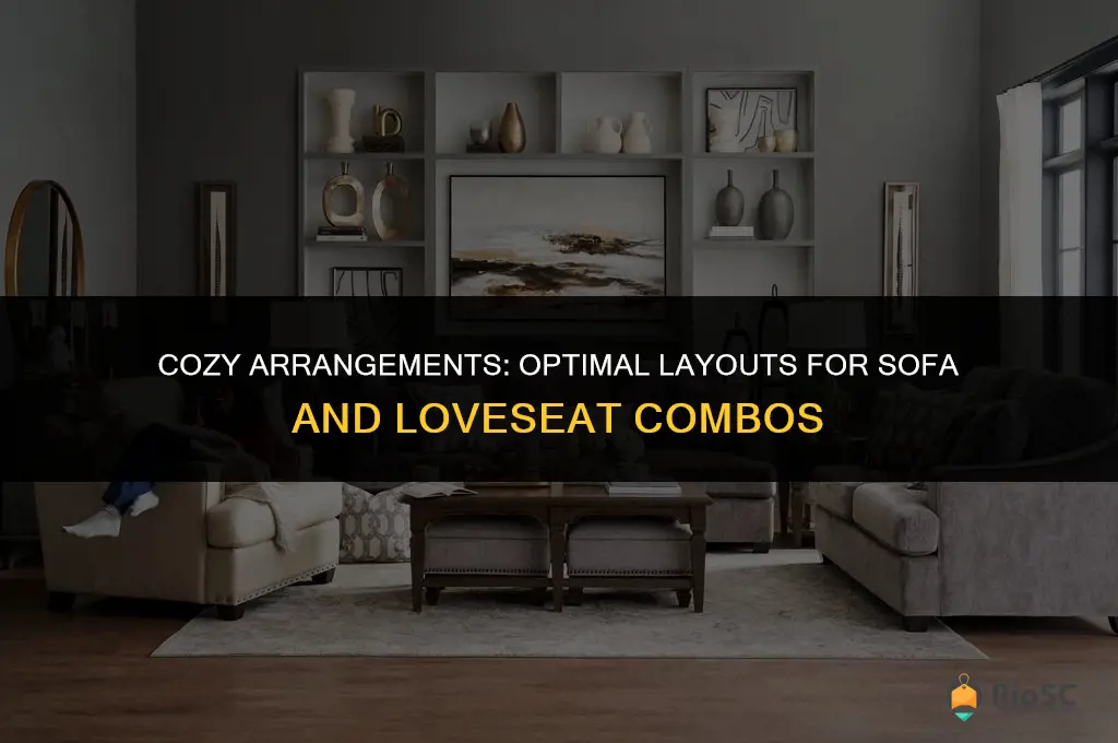 best layouts for sofa loveseat
