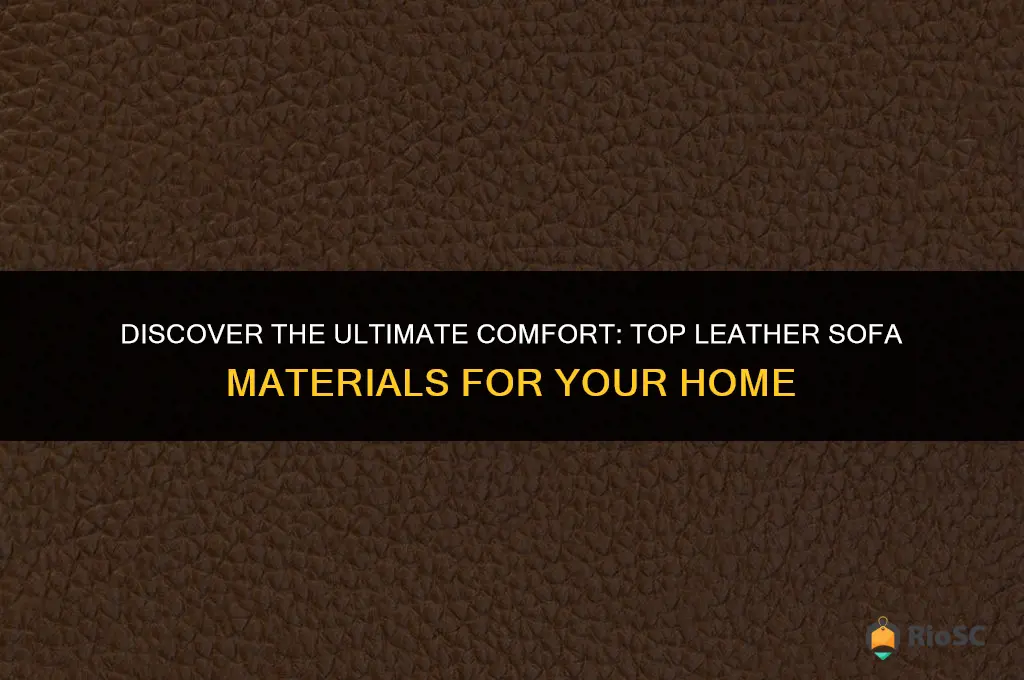best leaher sofa material
