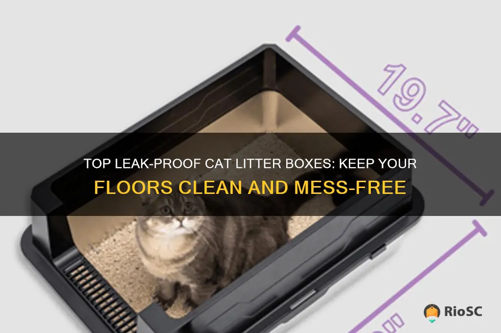 best leak proof cat litter box