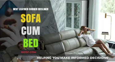 Ultimate Comfort: The Best Leather Corner Recliner Sofa Cum Bed for Your Living Space