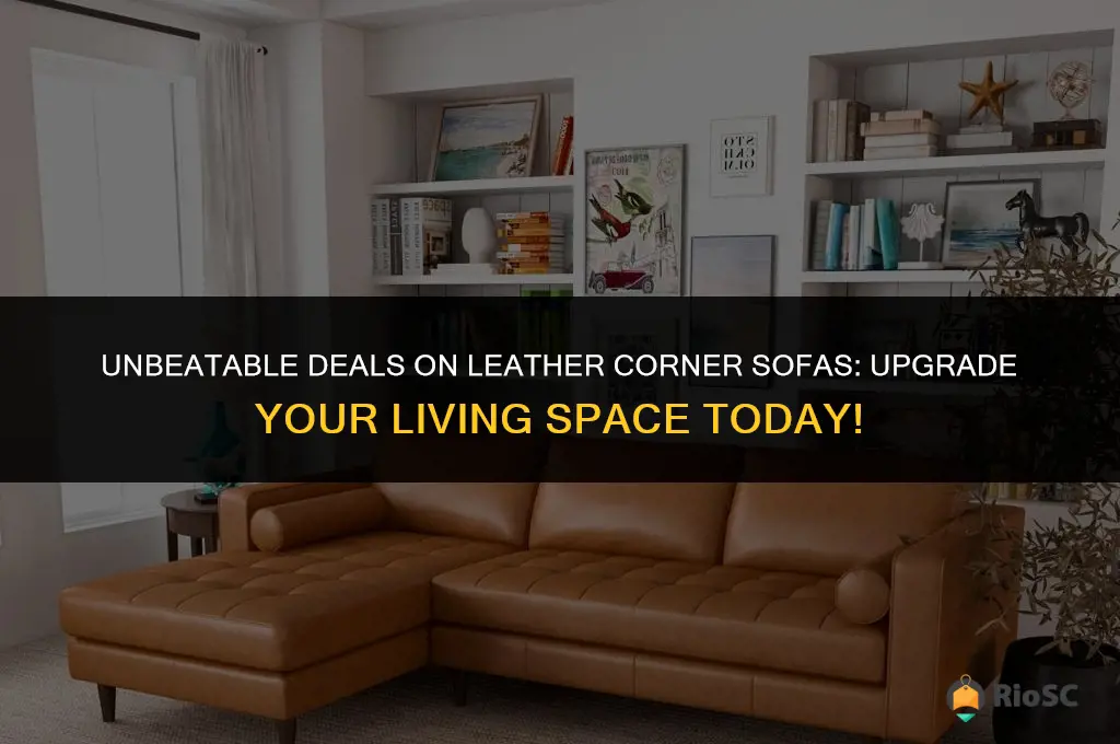 best leather corner sofa deals