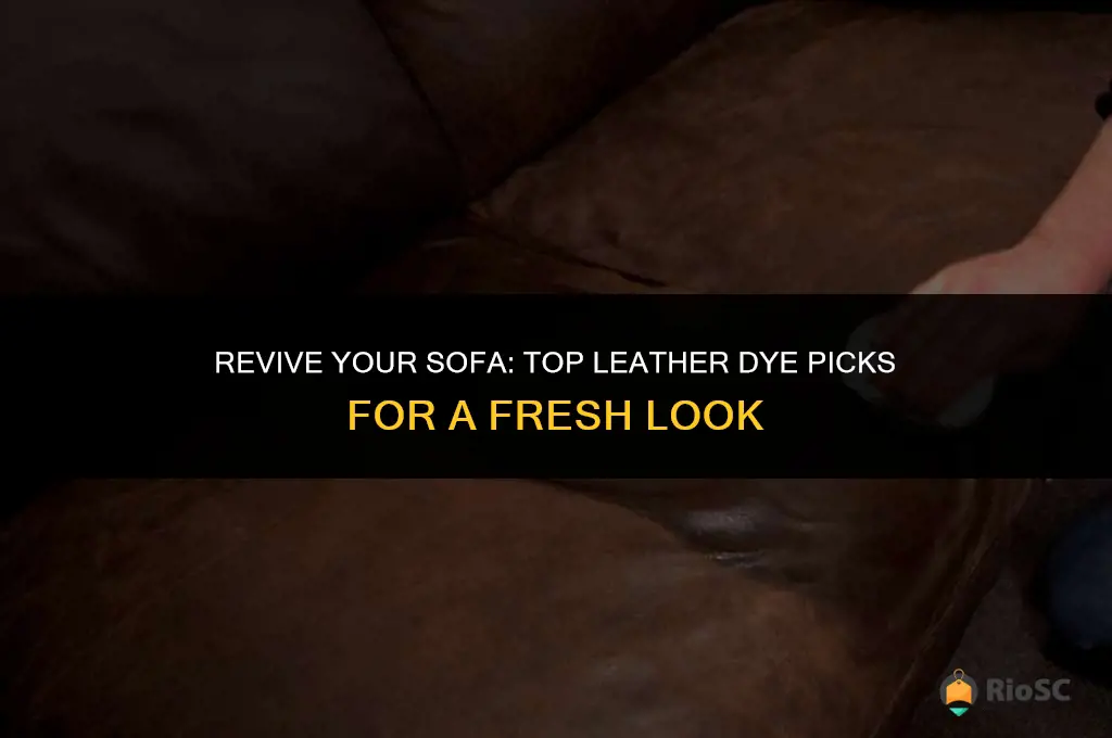 best leather dye for sofas
