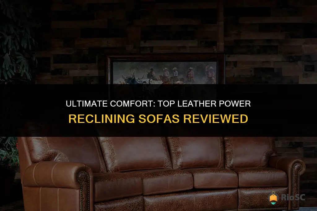 best leather power reclining sofa reviews