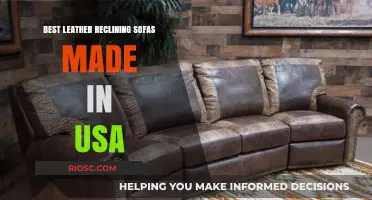 Crafted for Comfort: Top Leather Reclining Sofas Made in the USA