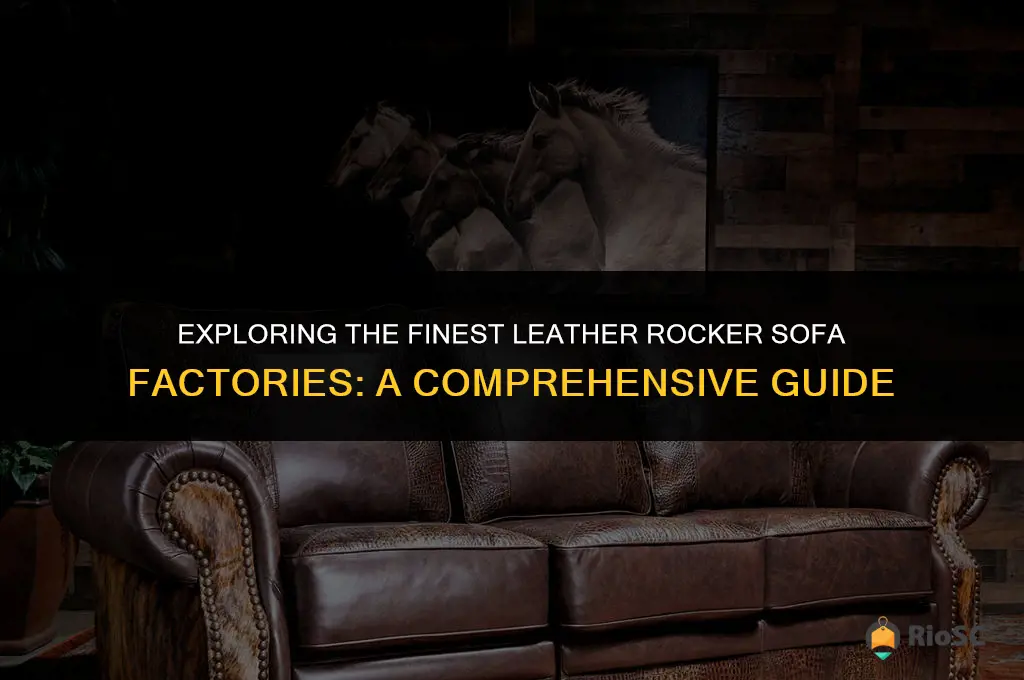 best leather rocker sofa factories