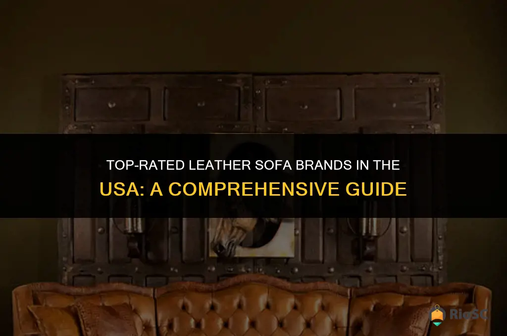 best leather sofa brands usa