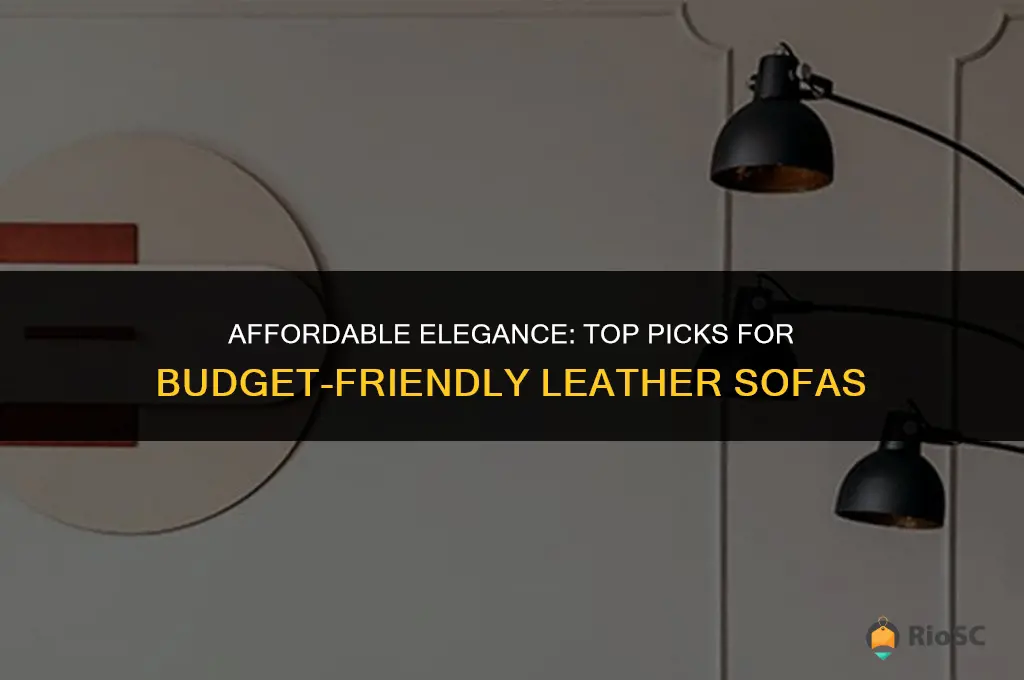 best leather sofa cheap