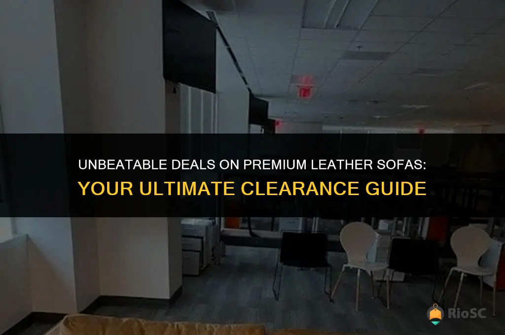 best leather sofa clearance