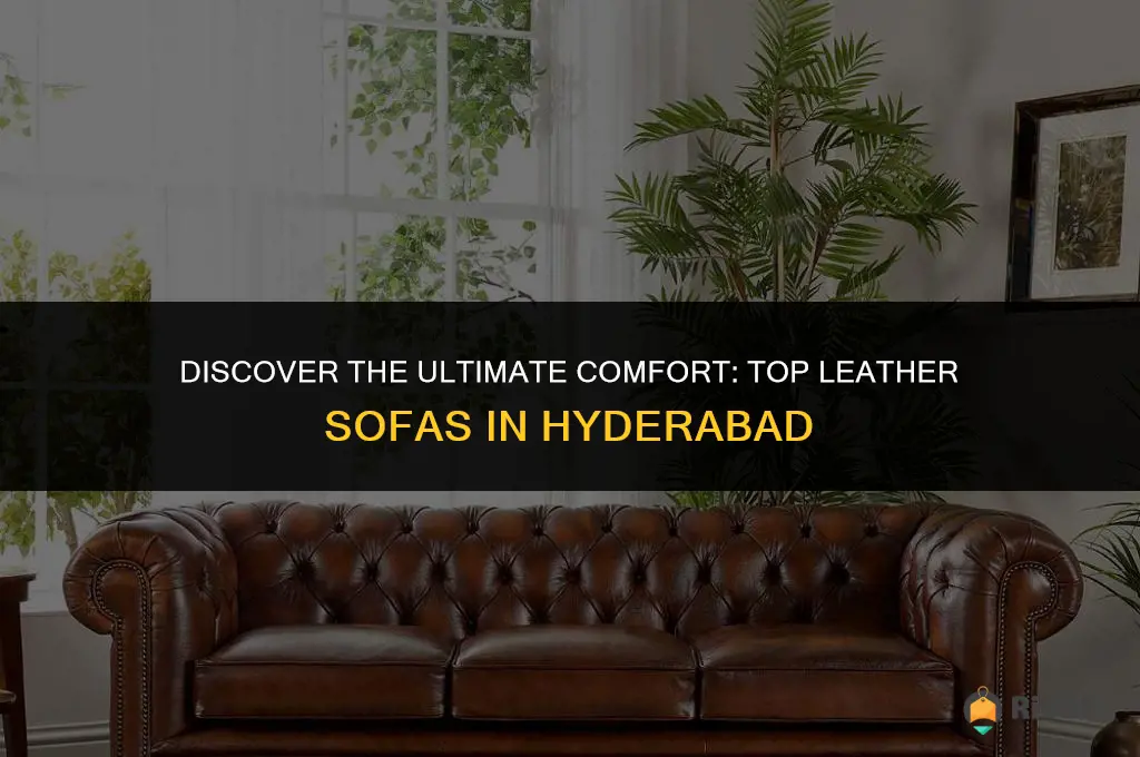 best leather sofa in hyderabad