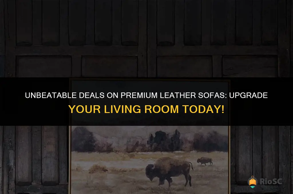 best leather sofa sales
