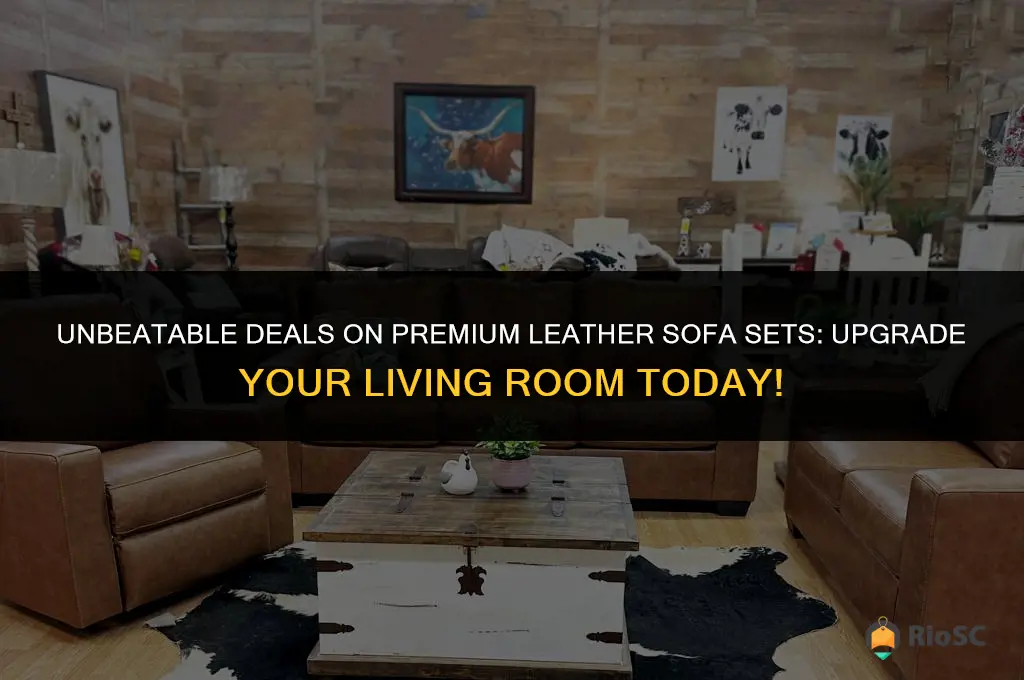 best leather sofa set deals