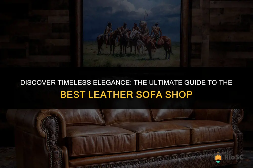 best leather sofa shop