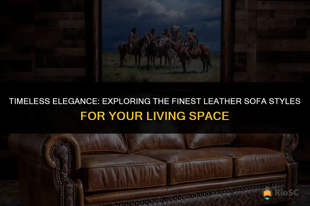 best leather sofa styles
