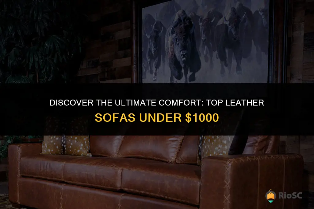 best leather sofa under 1000