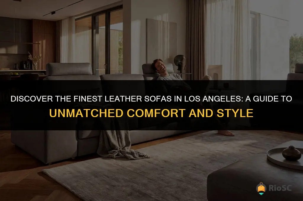 best leather sofas in los angeles