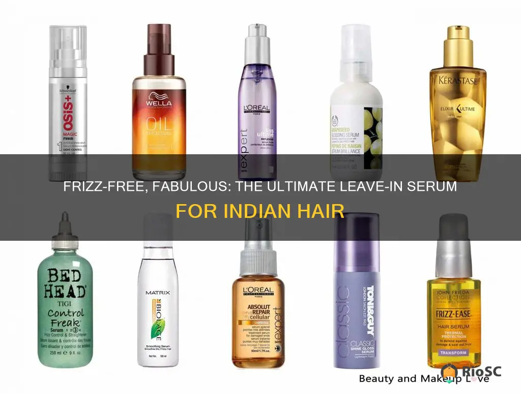 best leave in serum for frizzy hair in india