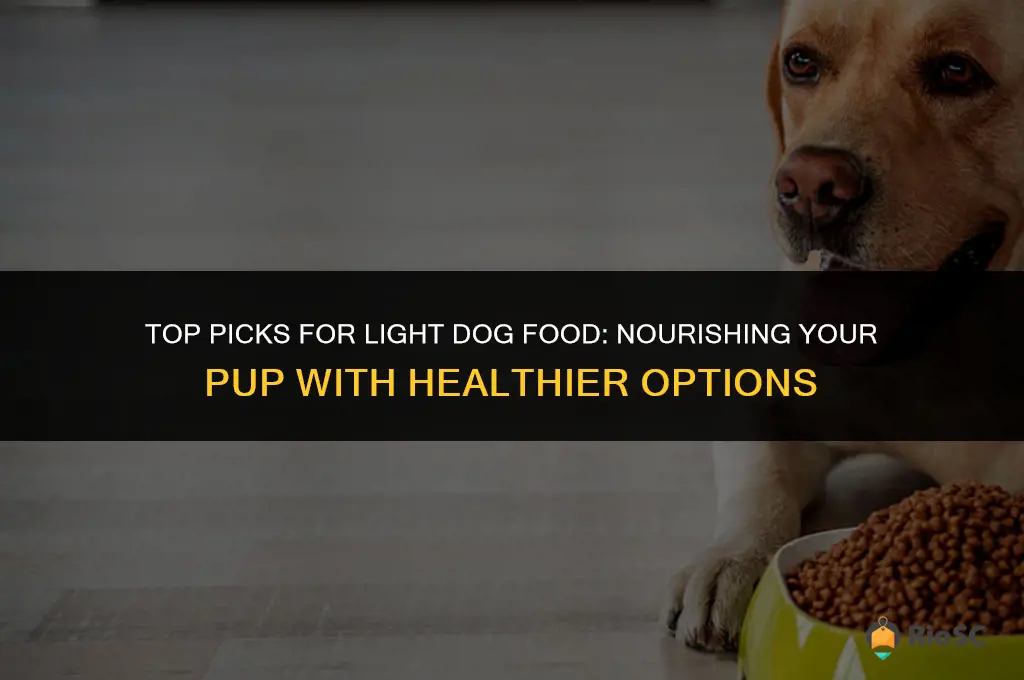 best light dog food