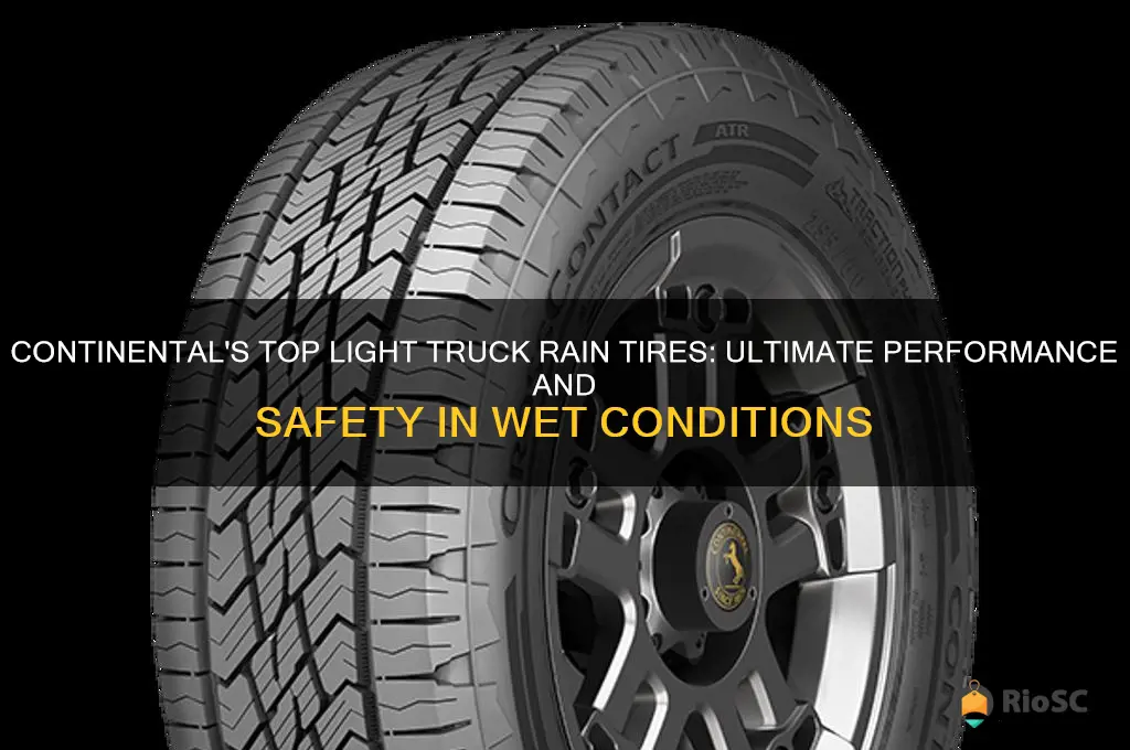 best light truck rain tires continental