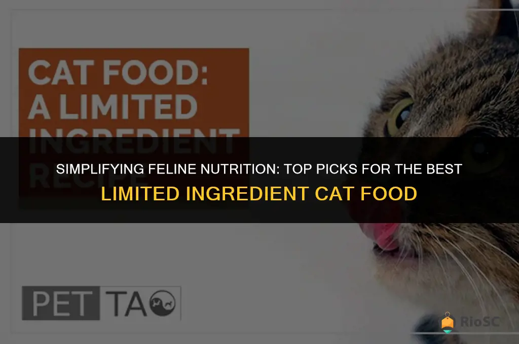 best limited ingredient cat food