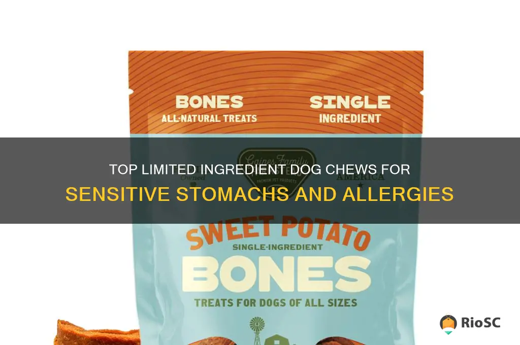 best limited ingredient dog chews