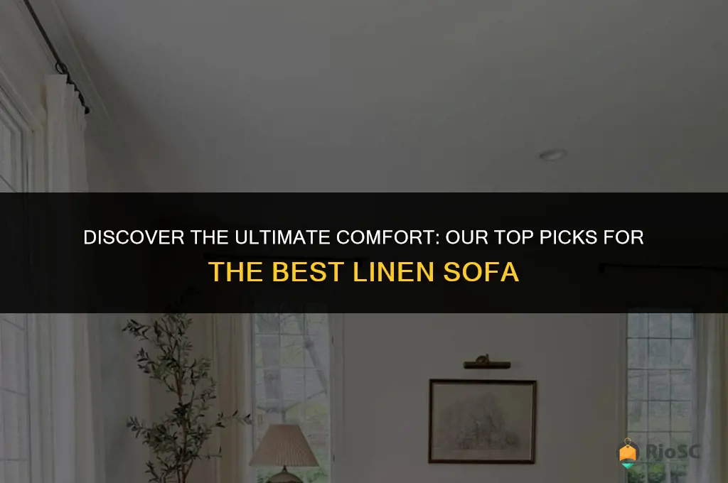 best linen sofa