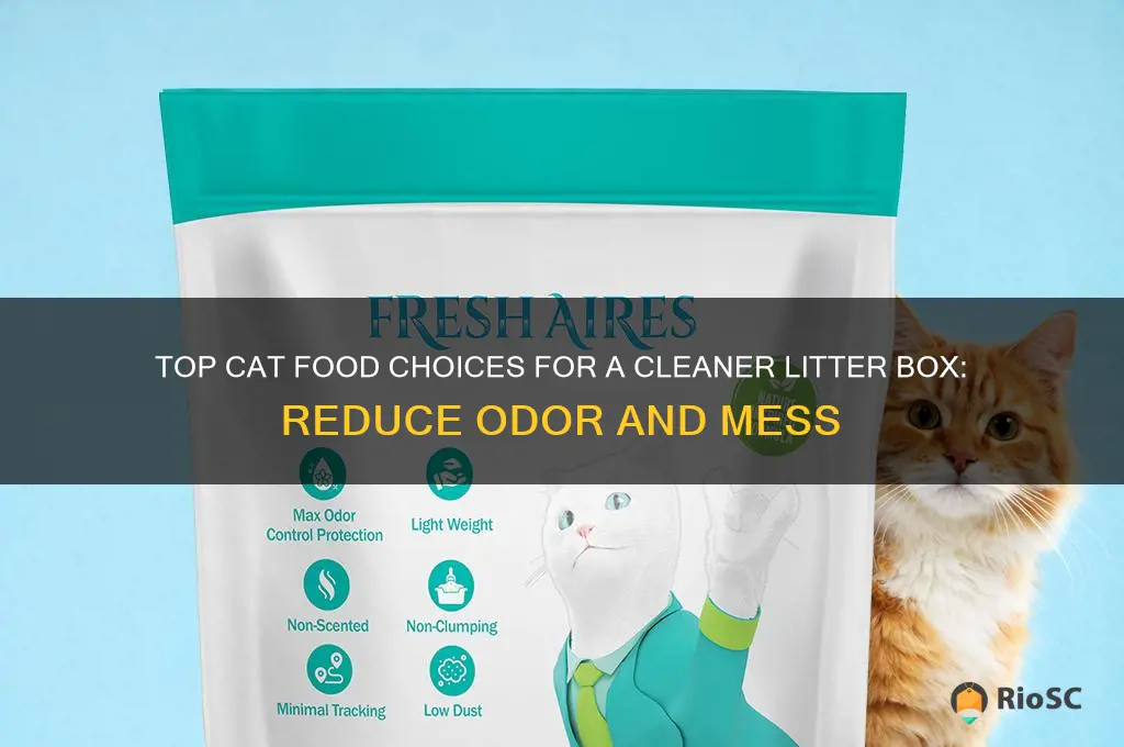 Picture of Top Cat Food Choices For A Cleaner Litter Box: Reduce Odor And Mess | Riosc