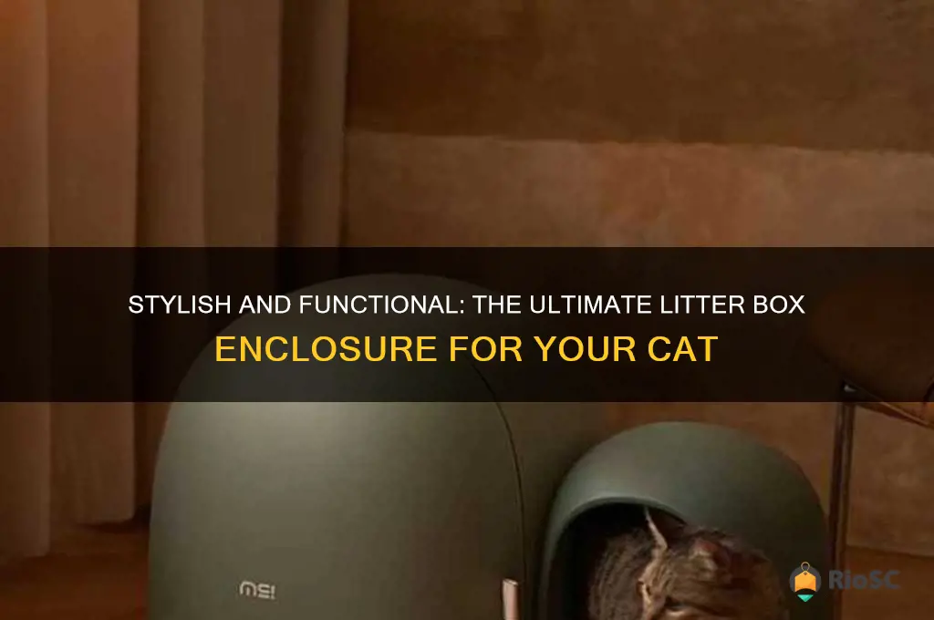 best litter box enclosure for cat