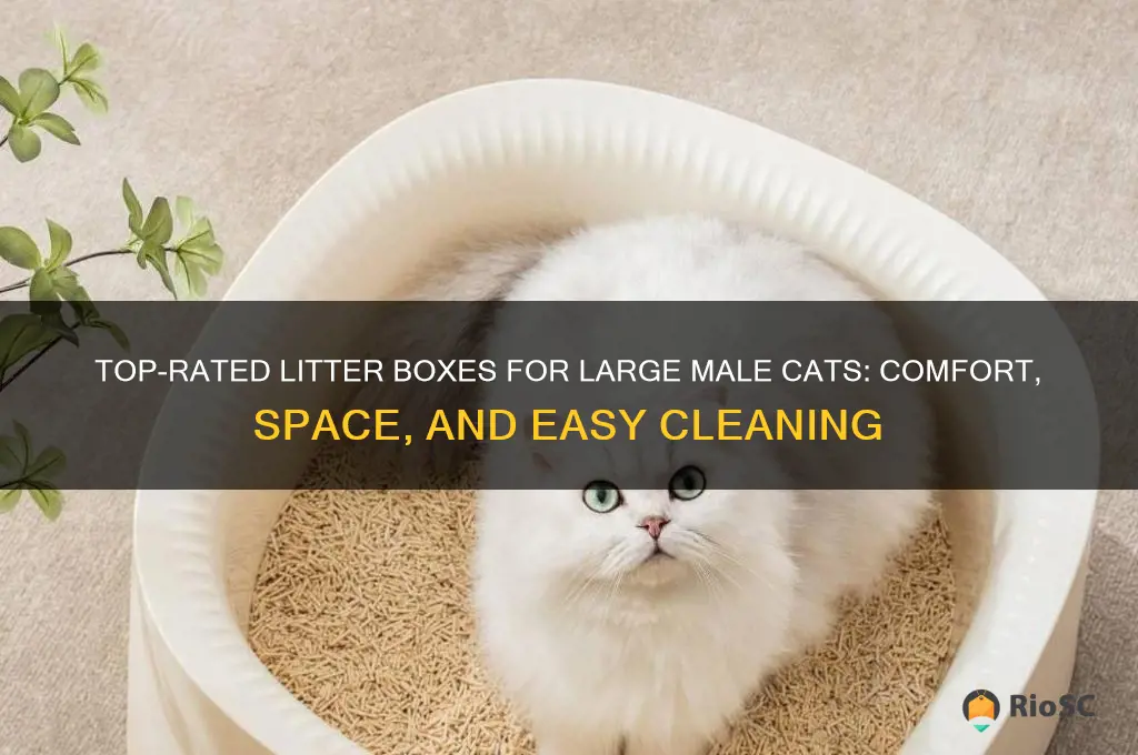 best litter box for large male cat