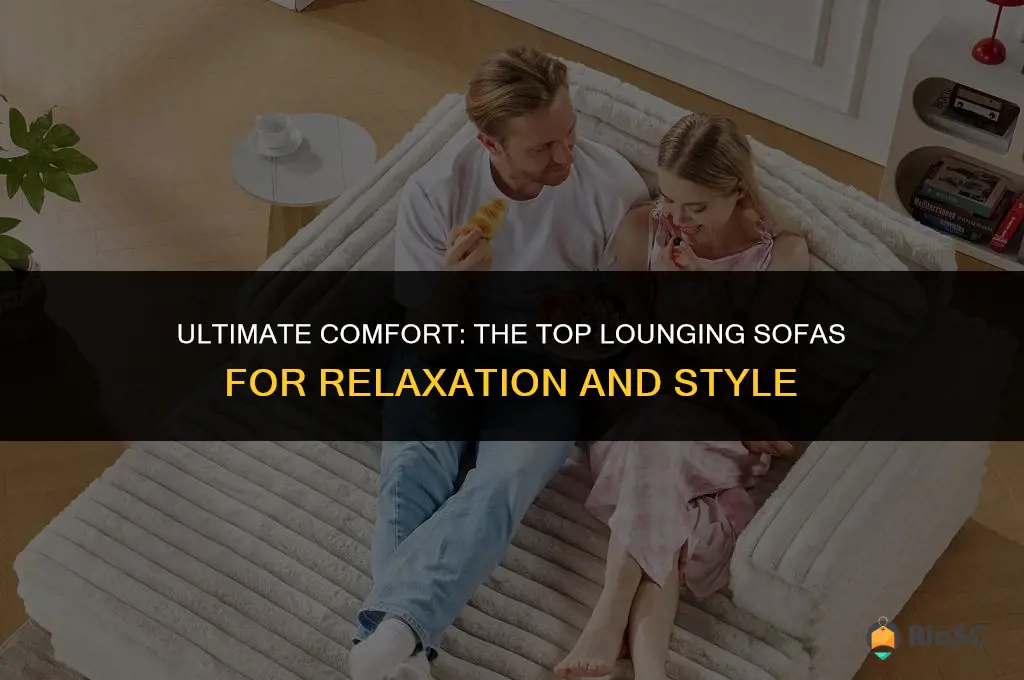 best lounging sofa