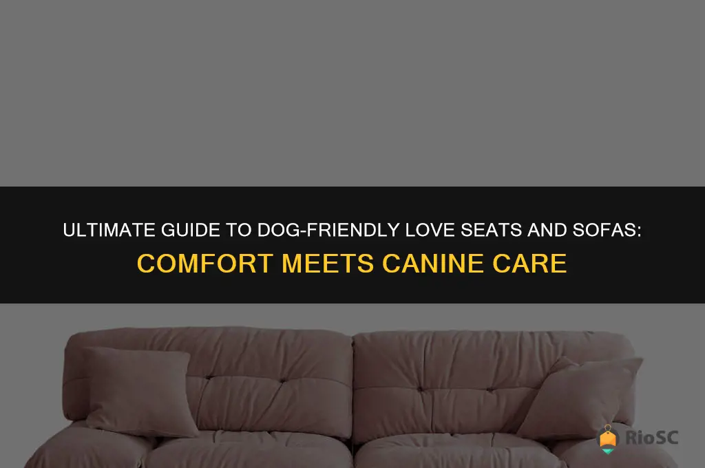 best love seat and sofa if you have dogs