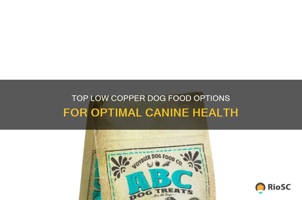 best low copper dog food