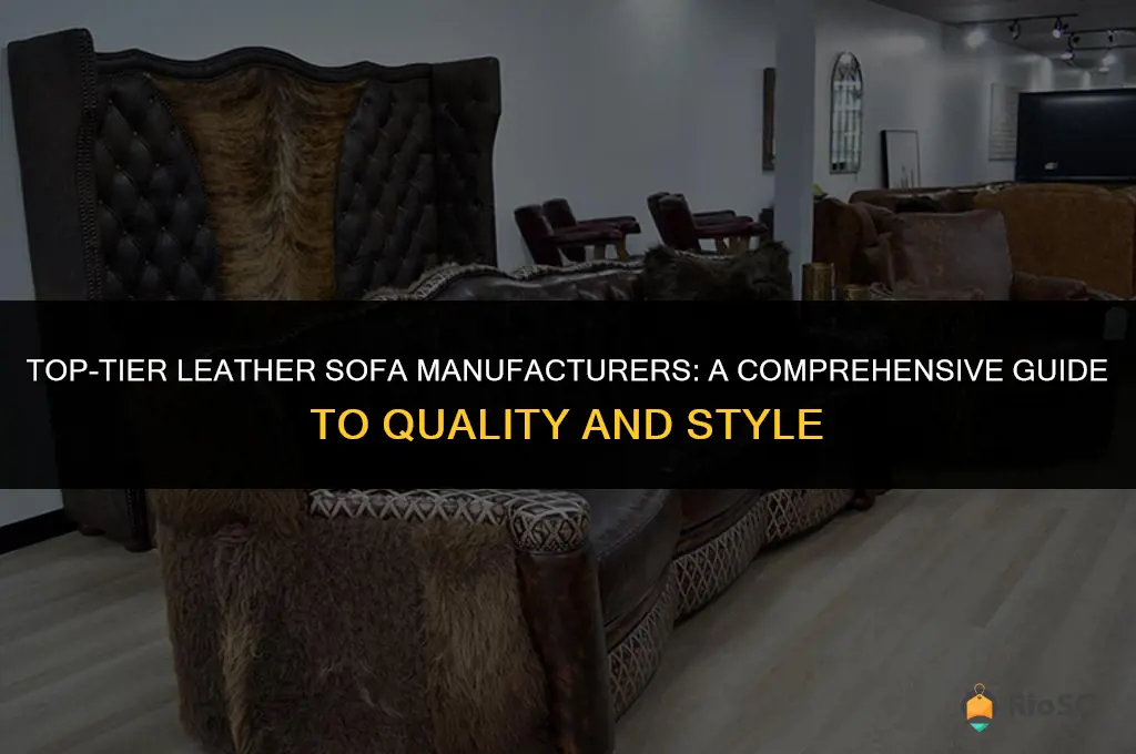 best manufacturers of leather sofas