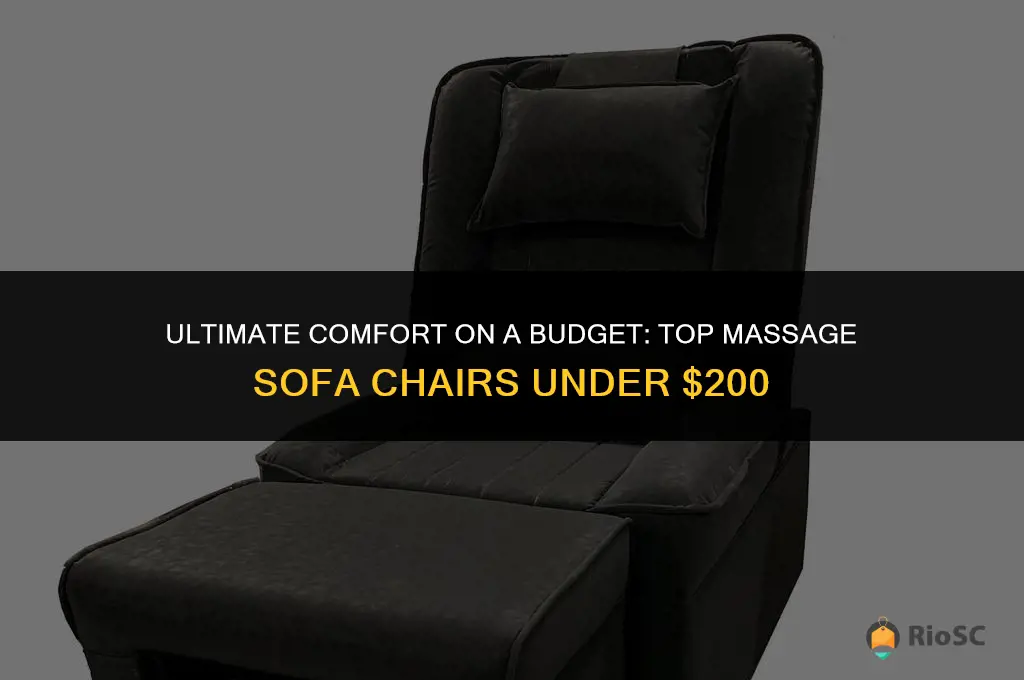 best massage sofa chair under 200