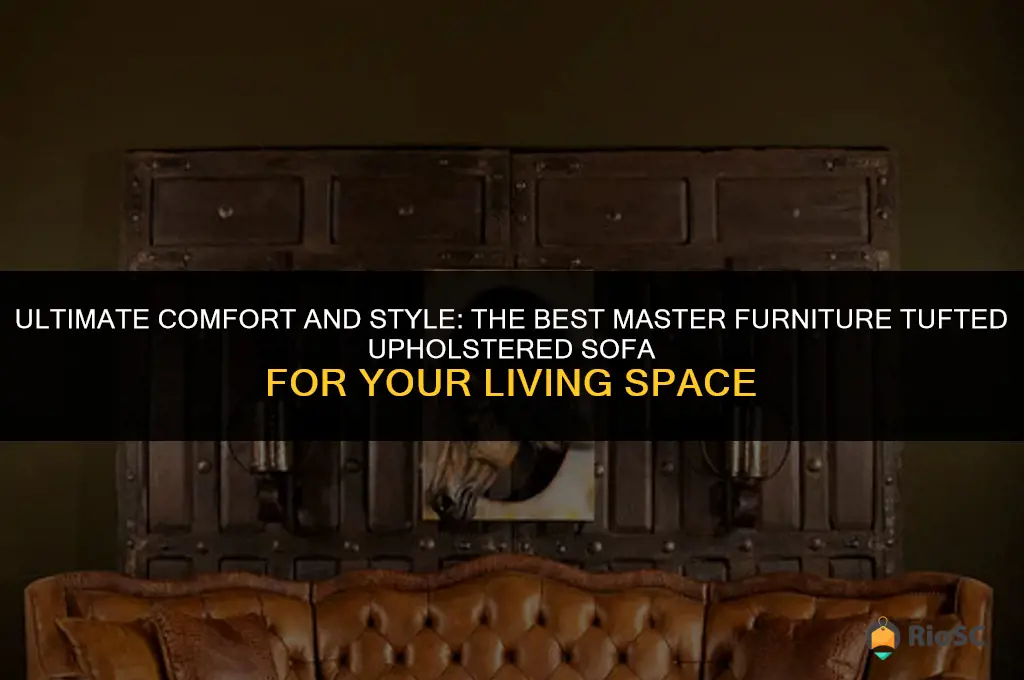 best master furniture tufted upholstered sofa