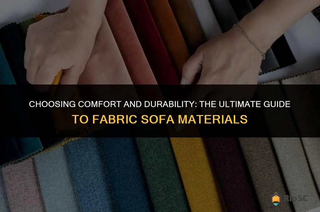 best material for fabric sofa