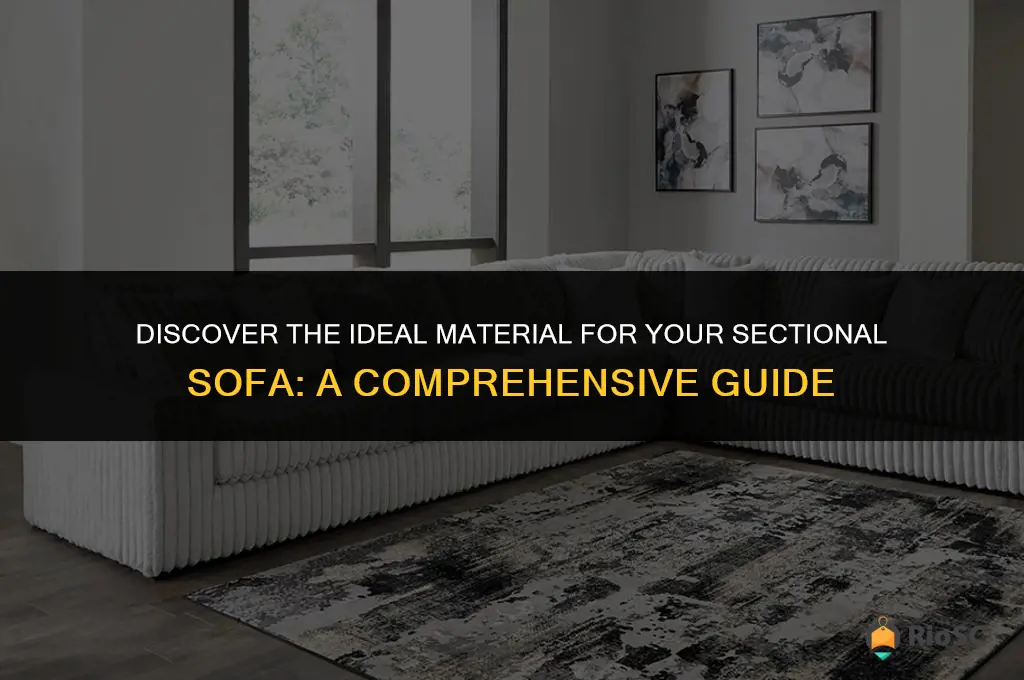 best material for sectional sofa