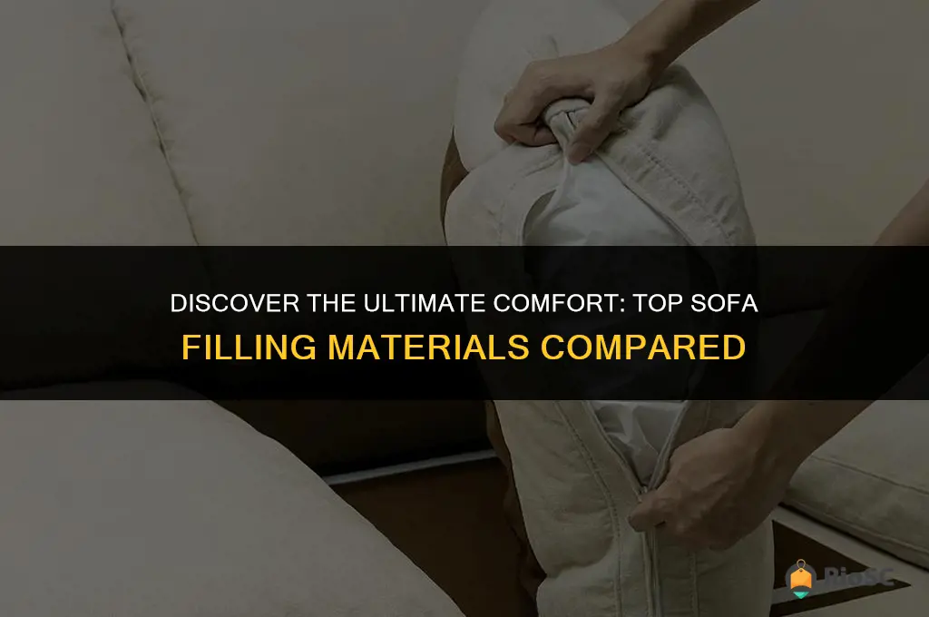 best material for sofa filling