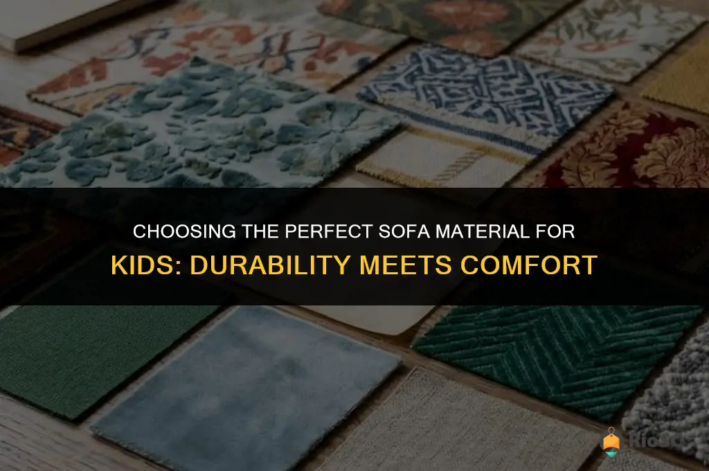 best material for sofa for kidss