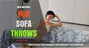 Cozy Up Your Living Space: Discovering the Ideal Material for Sofa Throws